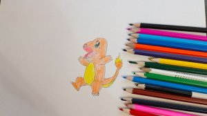 Как нарисовать Чармандер (Charmander) из Pokemon / Рисуем Чармандер простым карандашем