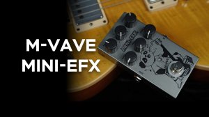 Дисплей эффектов нового эффектора M-VAVE MINI-EFX