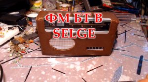 Установил ФМ, БТ модуль в Селгу. Радиоприемник готов к эксплуатации.
