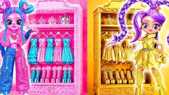 LaLiLu Золотой Дом для Лили ЛавБрейд и Пушистый Дом для Лали! DIY для Кукол смотреть онлайн