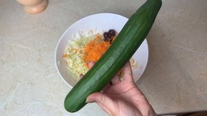 Новый Салат из Капусты с Вишней! Жиросжигающий салат! Сочный, Вкусный, Необычный!