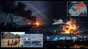 Массированные удары, тайные визиты в Азии и гуманитарная катастрофа,