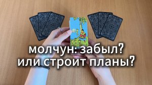 УШЕЛ В МОЛЧАНИЕ: ЗАБЫЛ ИЛИ СТРОИТ ПЛАНЫ? Расклад Таро, гадание на картах