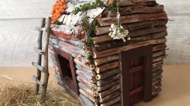 СКАЗОЧНЫЙ ДОМИК из Природного Материала! Делаем домик! Поделки своими руками!