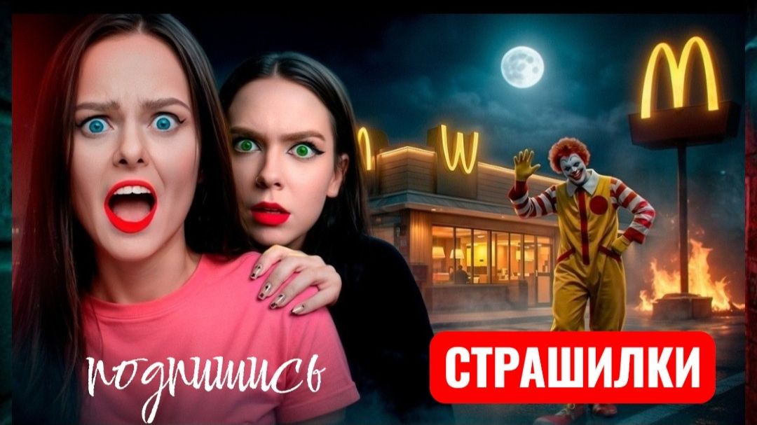 НИКОГДА НЕ ХОДИ В МАКДОНАЛДС в 3 часа ночи. Вкусно и точка. СТРАШИЛКИ.