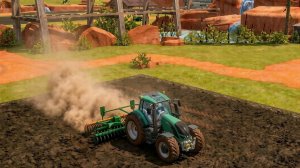 [РП] В ИГРЕ «FARMING SIMULATOR 18» ПОМОГ БАБУШКЕ ВСПАХАТЬ ОГОРОД. НА МОЩНОМ ТРАКТОРЕ