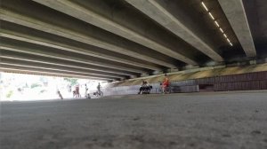 снова  катаемся в скейт парке