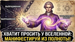 Сен Жермен - ХВАТИТ ПРОСИТЬ У ВСЕЛЕННОЙ: начни манифестировать из точки абсолютной полноты