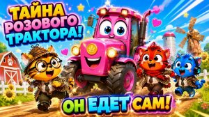 Розовый Трактор начал ЕЗДИТЬ БЕЗ ВОДИТЕЛЯ! 🚜😱 Что произойдёт дальше?