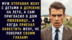Жизненные истории / Муж отправил жену с детьми в деревню / Аудио рассказ / Слушать рассказы