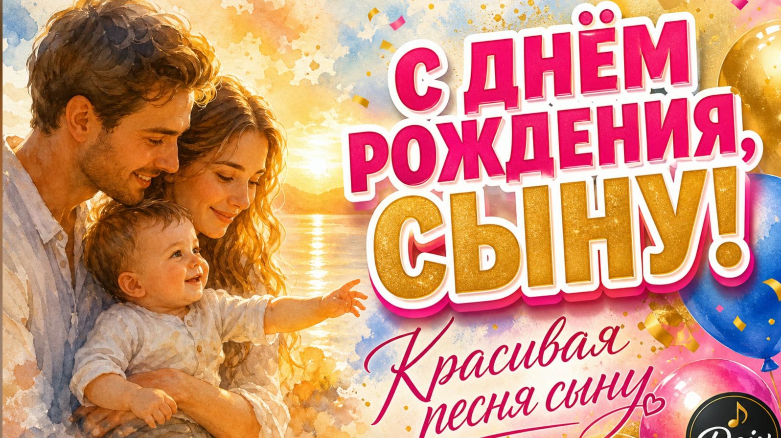 Сыну! Красивая песня поздравление сыну с днем рождения — история рождения, от родителей