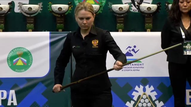 Бильярд.. Финальные партии.. (2)Финал! Миронова Д. - Брытченко Е. Чемпионат мира смотреть онлайн