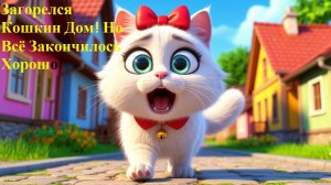 🎵 🏠🐾 Загорелся Кошкин Дом! Но Всё Закончилось Хорошо 😺