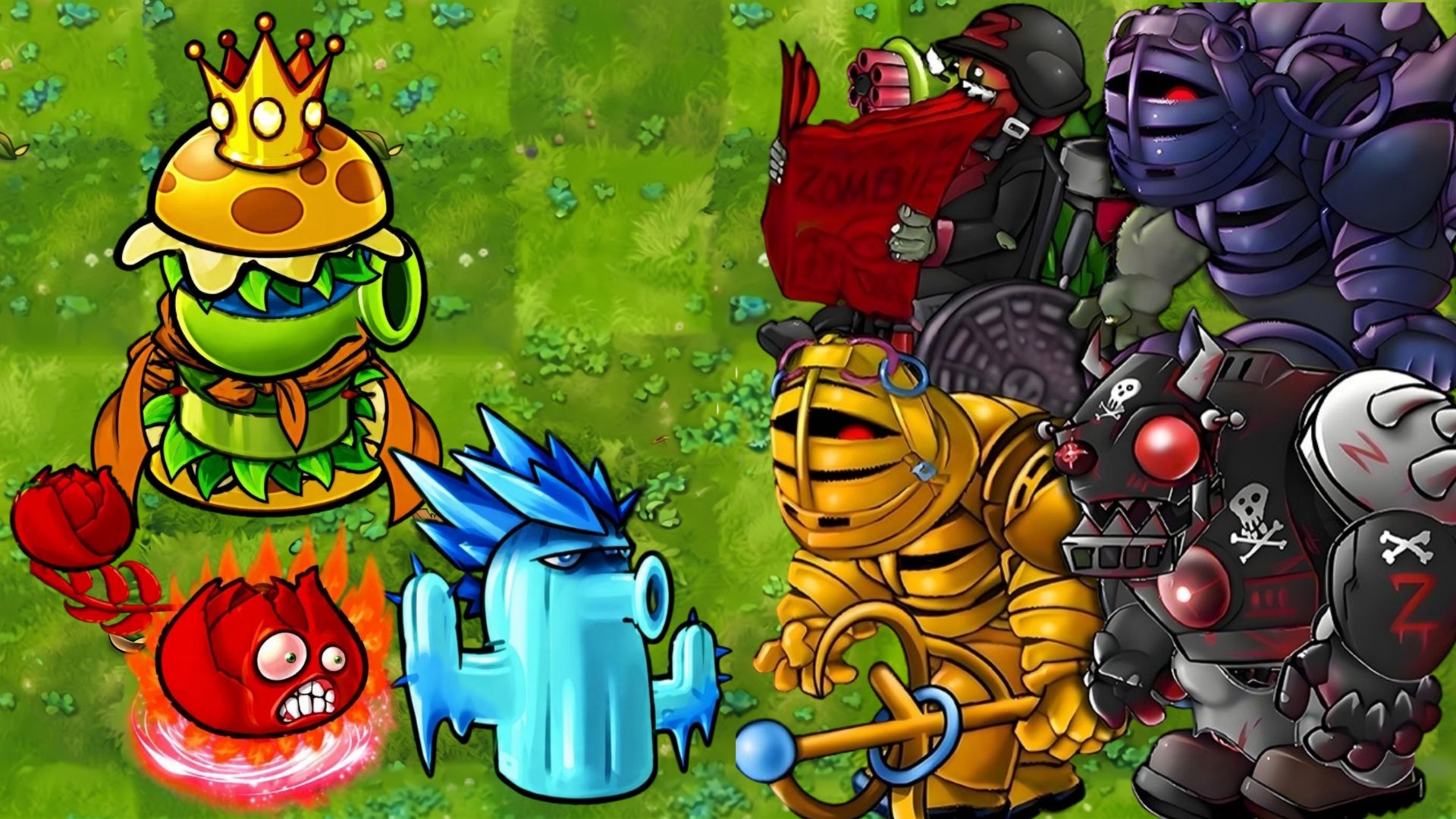 Растения против Зомби PVZ Fusion Plants vs Zombies ПвЗ битва прохождение топ
