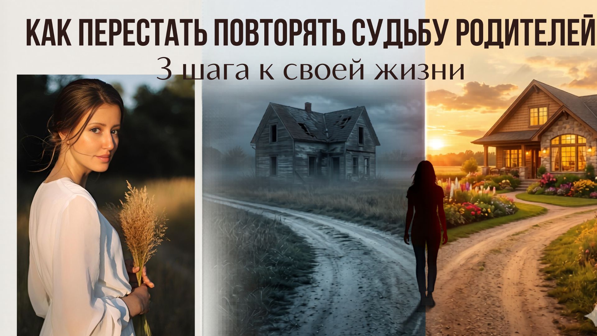Как перестать повторять судьбу родителей: 3 шага к своей жизни