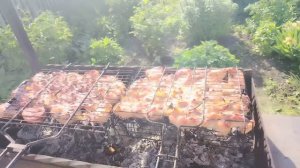 Отметили годовщину,вкусная еда на гриле,посадки продолжаются!)