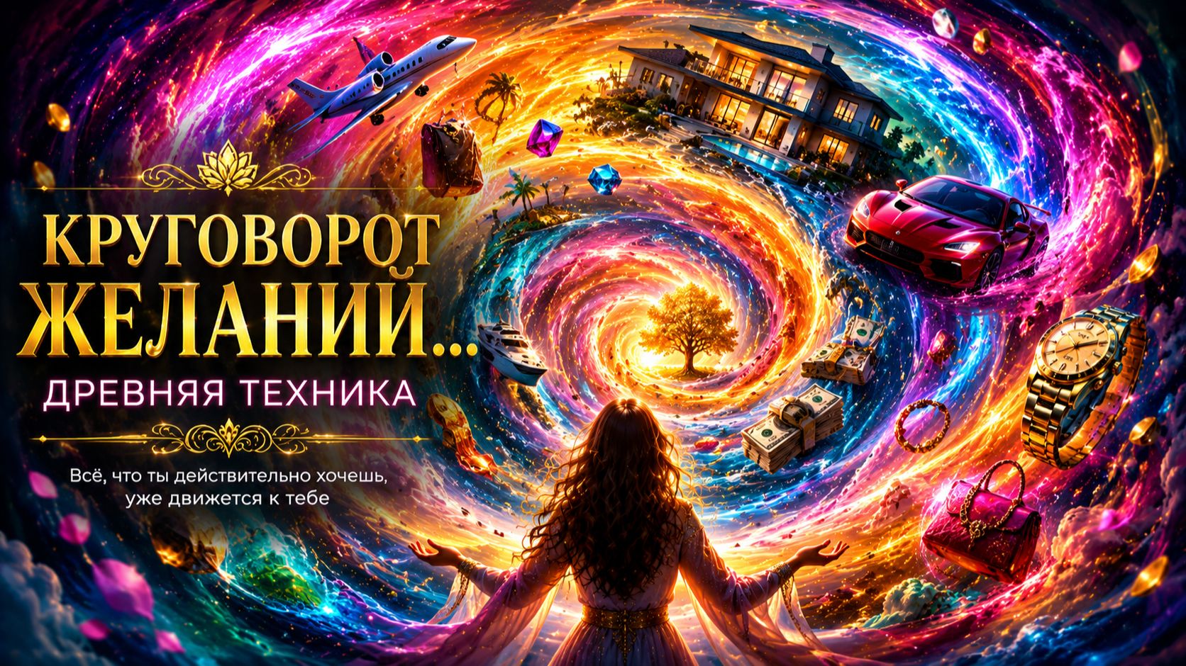 КРУГОВОРОТ  ЖЕЛАНИЙ...ДРЕВНЯЯ ТЕХНИКА...ДЛЯ ВСЕХ
