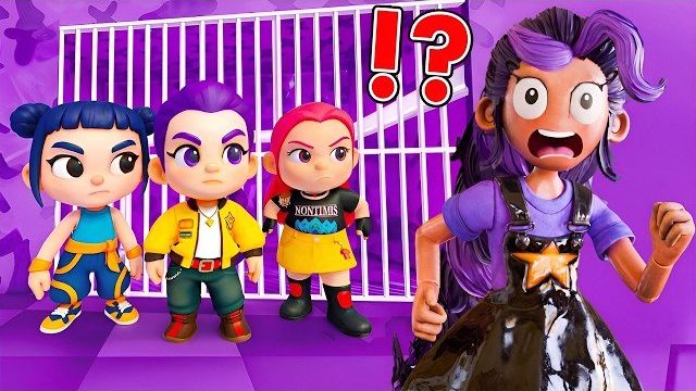 ЛИЛИ ЛАВБРЕЙДС ИГРАЕТ В ROBLOX ПОБЕГ ИЗ ТЮРЬМЫ МАЛЫШЕЙ K-POP ОХОТНИКОВ НА ДЕМОНОВ В РОБЛОКСЕ (ОББИ) смотреть онлайн