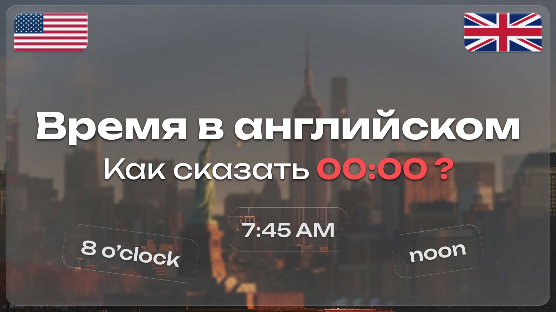 Время в английском: от 0 до Автоматизма