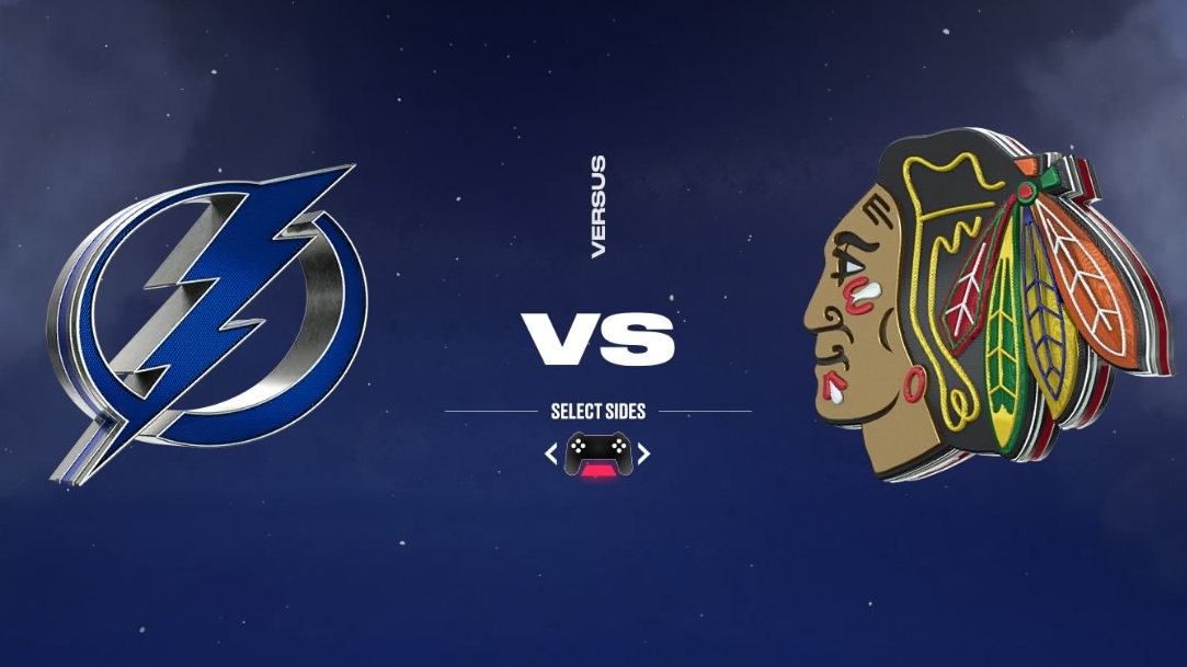 NHL. "Chicago"-"Tampa Bay". NHL 24 PS4