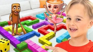 Майк, Алиса и Николь в Весёлом приключении для детей!