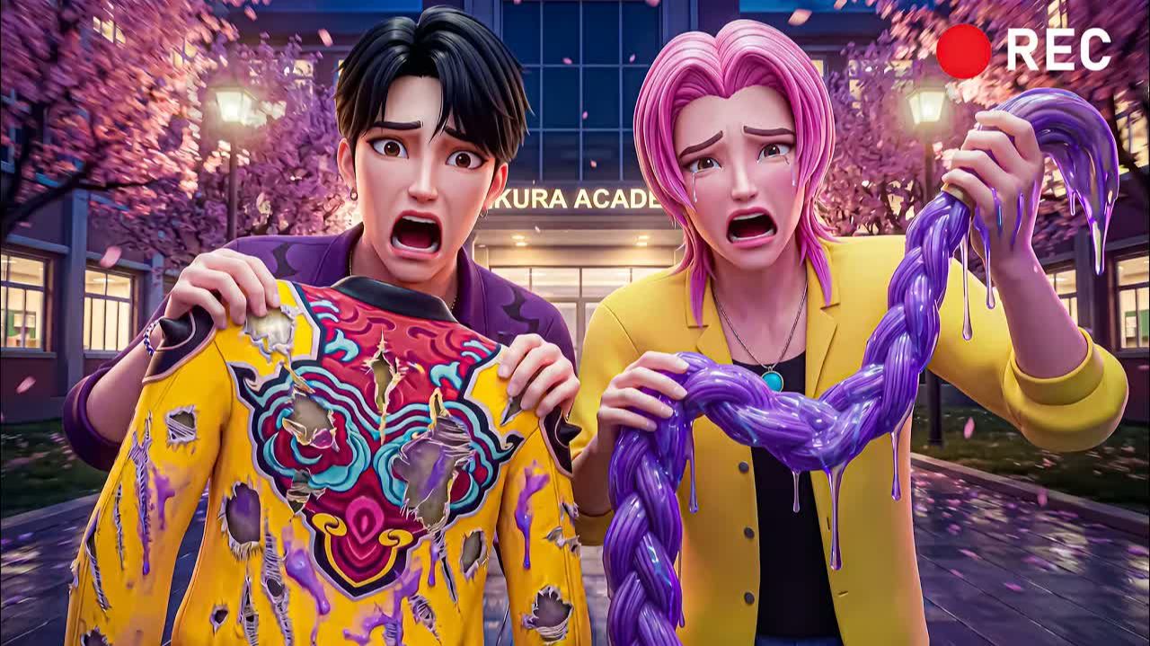 РУМИ ПРОПАЛА! ЧТО СЛУЧИЛОСЬ В ШКОЛЕ САКУРЫ?! 😱 KPop Hunter Mystery ｜ Sakura School Simulator смотреть онлайн