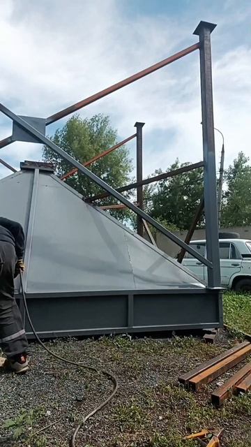 Покраска бункера!