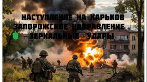 Новости СВО Сегодня-Наступление на Харьков  Запорожское направление Зеркальные удары