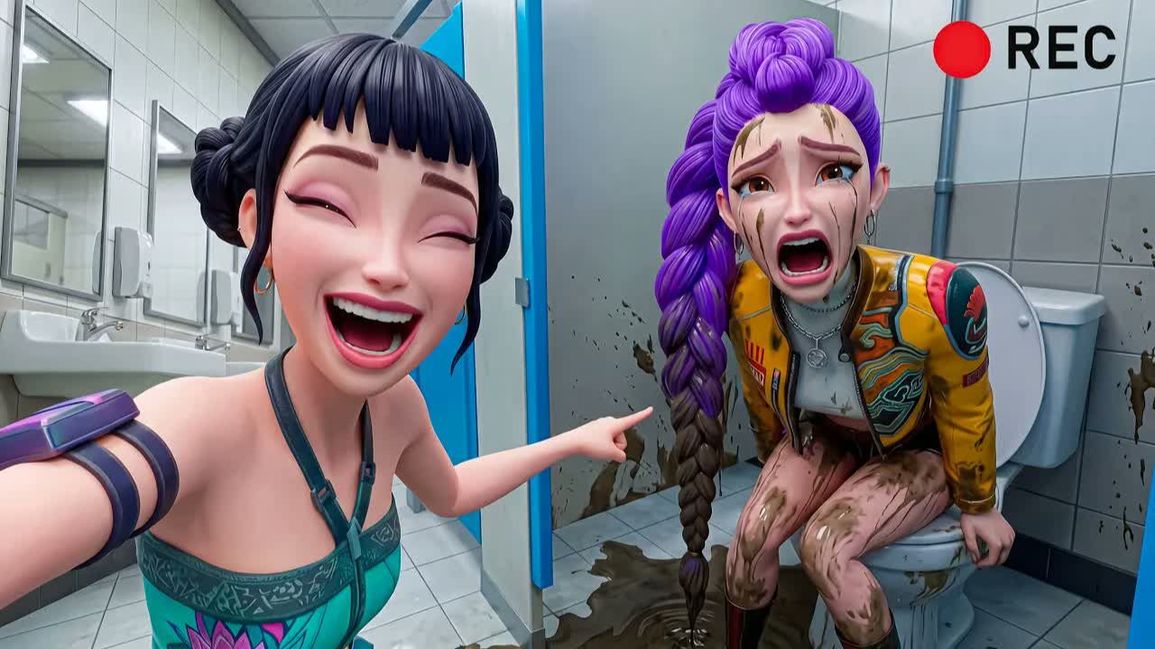 РУМИ В ШКОЛЕ! ЧТО С НЕЙ СЛУЧИЛОСЬ?! 😱 KPop Demon Hunters Animation.temp смотреть онлайн