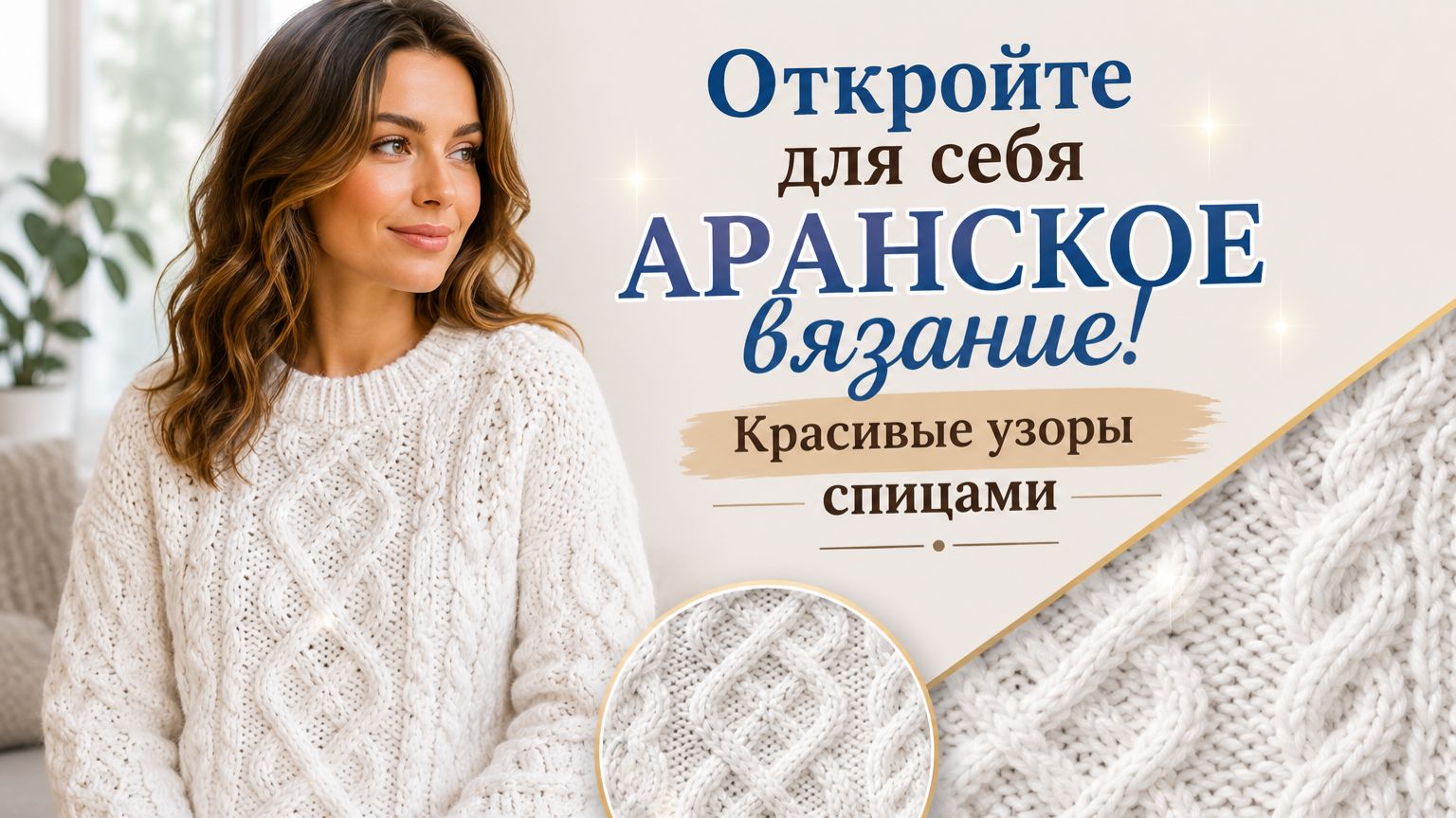 Аранское вязание спицами: красивые узоры и ирландский стиль