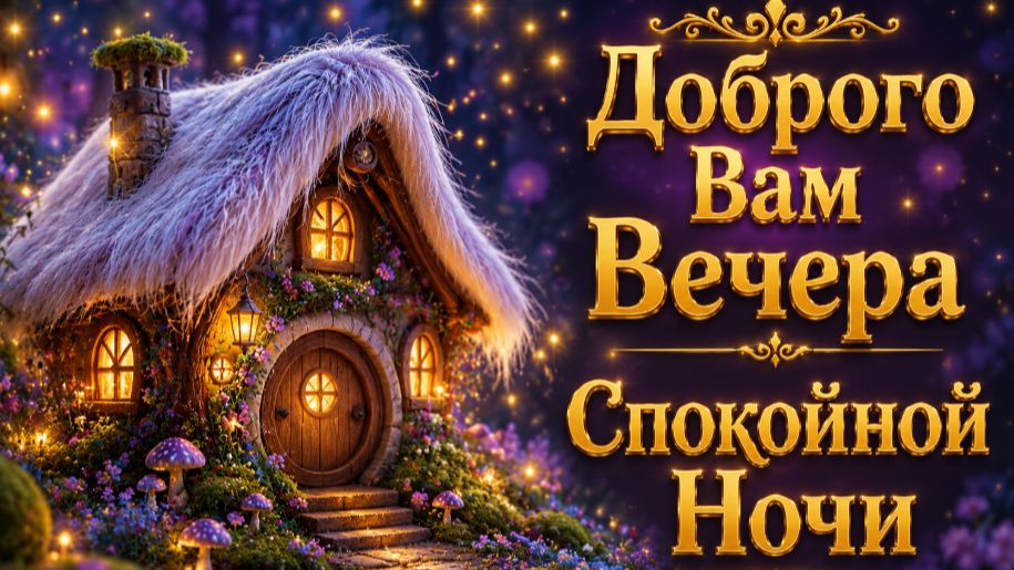 Доброго Вам Вечера 💙 Очень Красивые Пожелания и Музыкальные Открытки