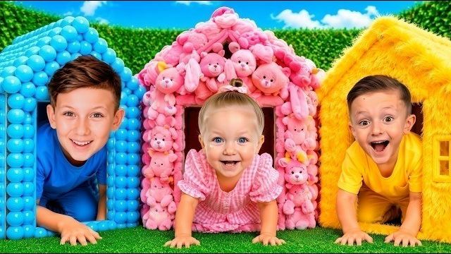 Челлендж по Украшению Домиков 10 против 100 против 1000 с Евой!