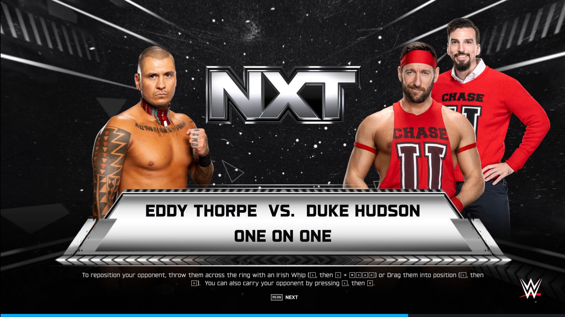 WWE 2k25 NXT men Eddy Thorpe - Duke Hudson