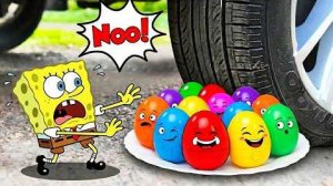 Тарелка с сюрпризами 😱 Машинка всё раздавила! 🥚💥 Мультики для детей