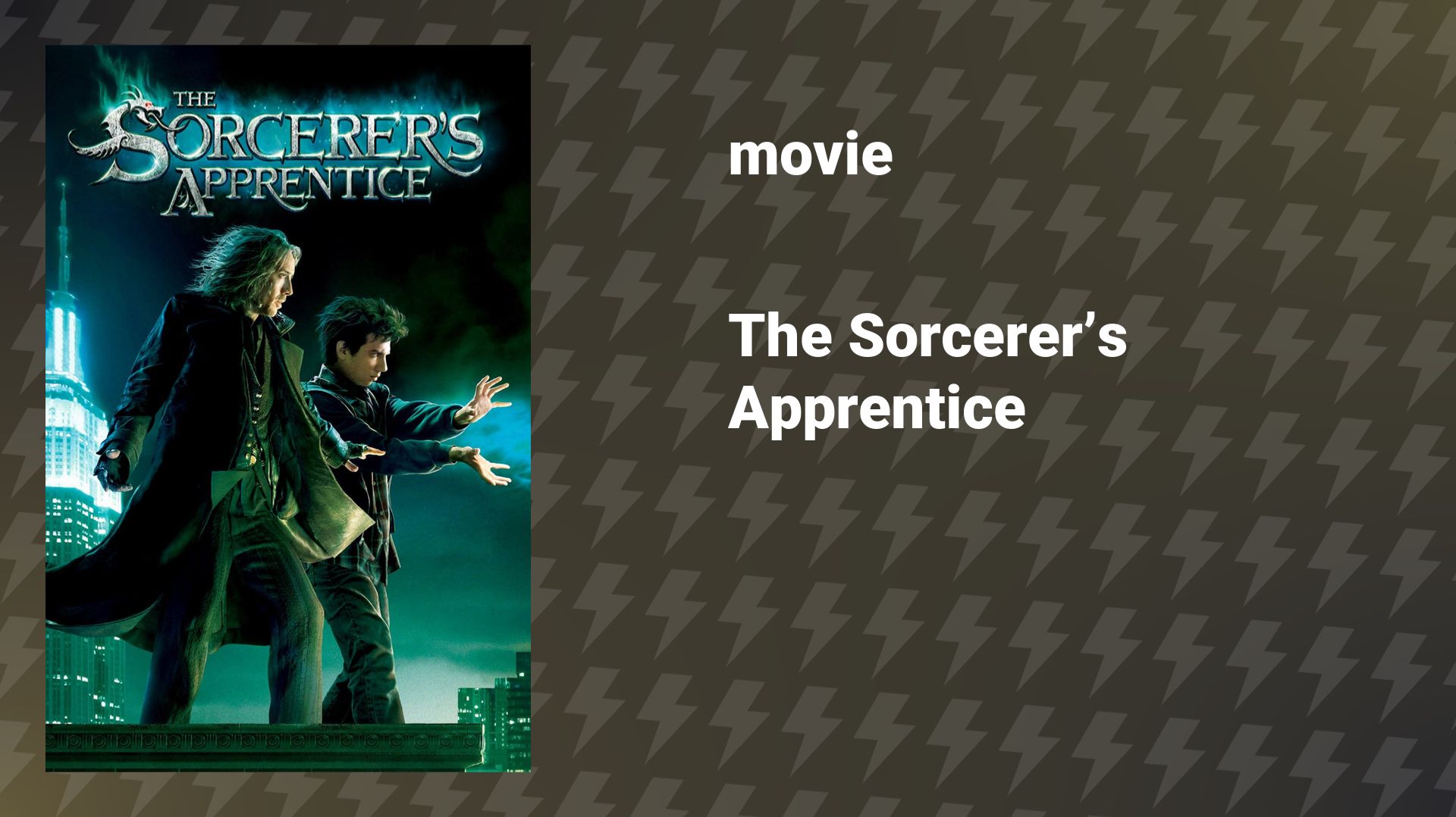 The Sorcerer’s Apprentice (movie, 2010) смотреть онлайн