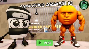 ОДИН ДИН ДУМ против КАПУЧИНО АССАСИНО - ☕️КАПУЧИНО АССАСИНО БЕЖИТ ИЗ ТЮРЬМЫ! игровой процесс