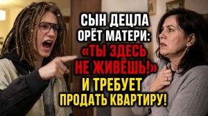 Сын Децла орёт матери «Ты здесь не живёшь!» и требует продать квартиру! Вырастили монстра!