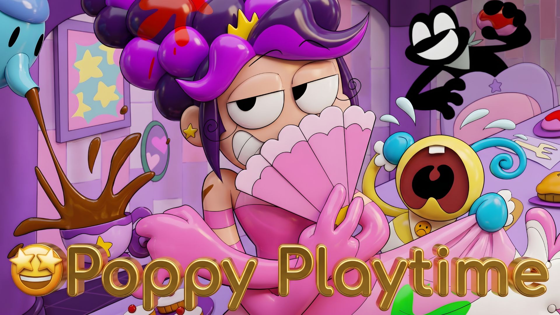 🤩Poppy Playtime (фанатская анимация) — Чаепитие в стиле «Хаос зверьков»