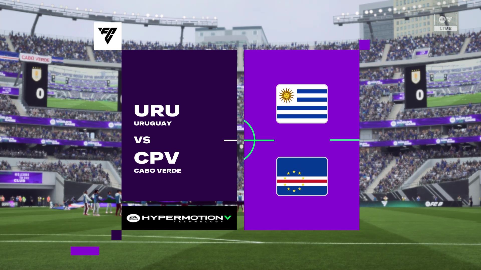Уругвай - Кабо-Верде Чемпионат Мира 2026 игра FC26