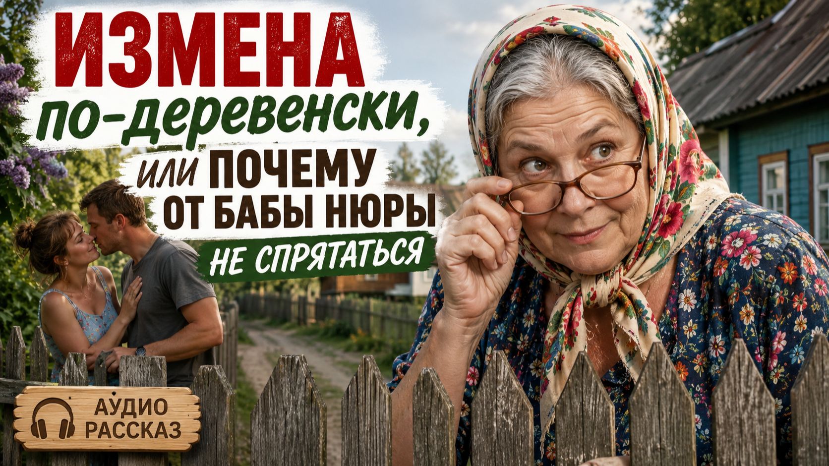 Измена по-деревенски, или Почему от бабы Нюры не спрятаться. История измены, рассказы о жизни аудио