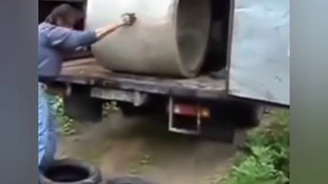 Соревнования по выгрузке бетонных кругов смотреть онлайн
