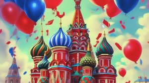 Наша великая страна! С днём России. Шикарная музыкальная открытка.