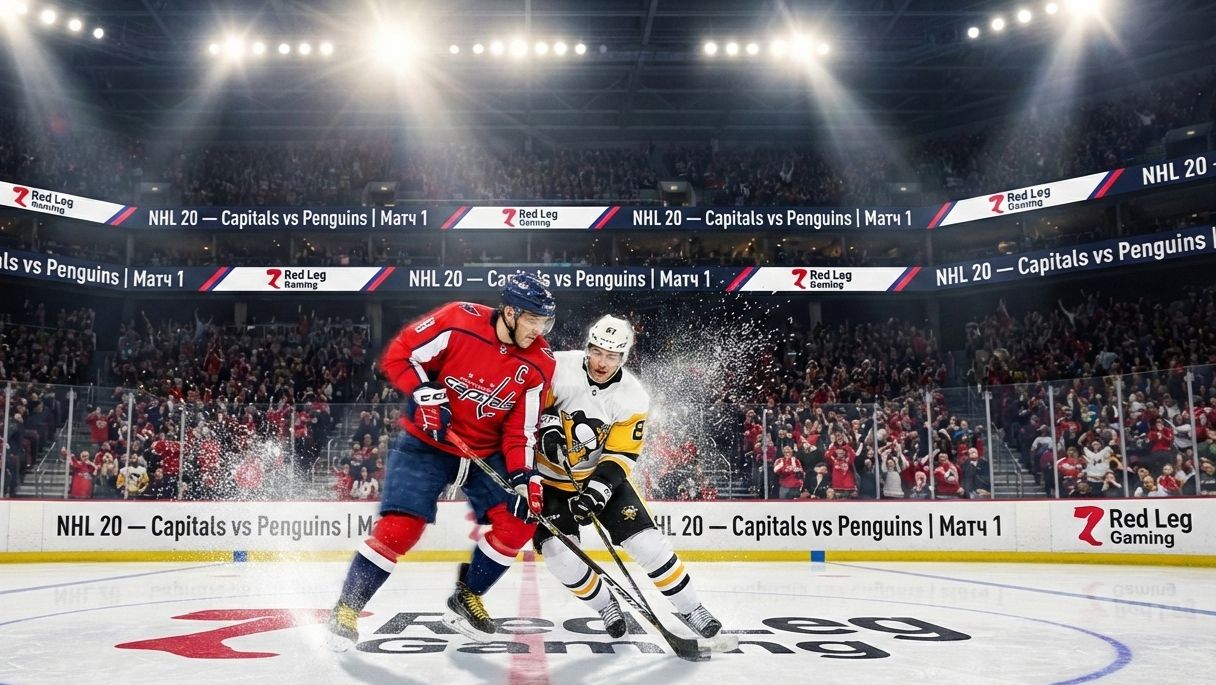 NHL 20 — Capitals vs Penguins | Жёсткий матч | PS5