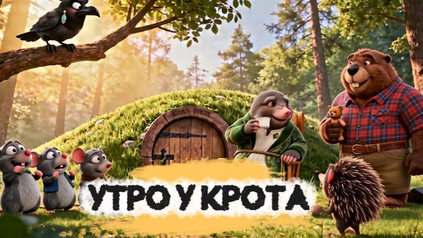 УТРО У КРОТА стишок смотреть онлайн