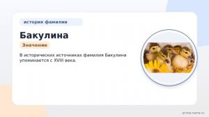 Исследование фамилии Бакулина: происхождение, история и значение, а также все о склонении фамилии