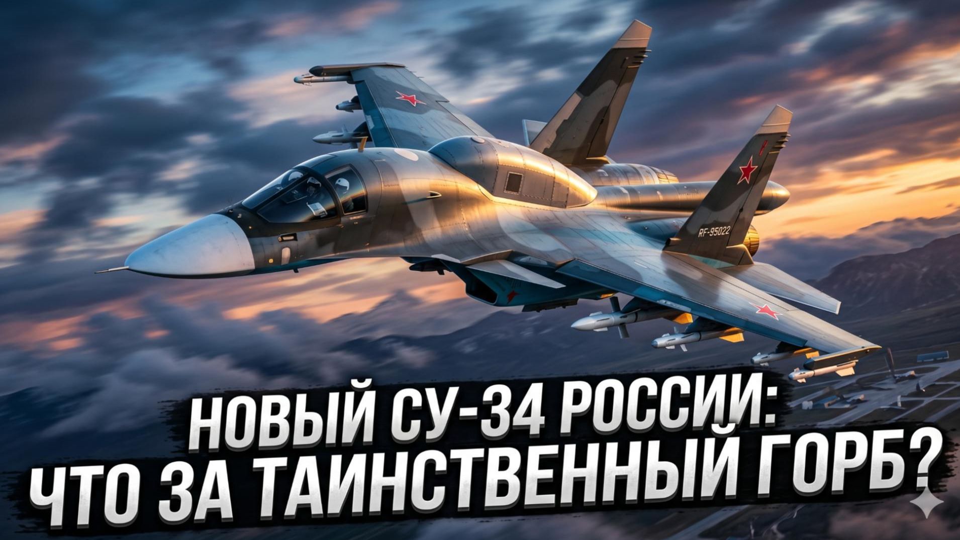 ✈️Новейший Су-34: на спине вырос таинственный горб. Что там прячут военные? смотреть онлайн