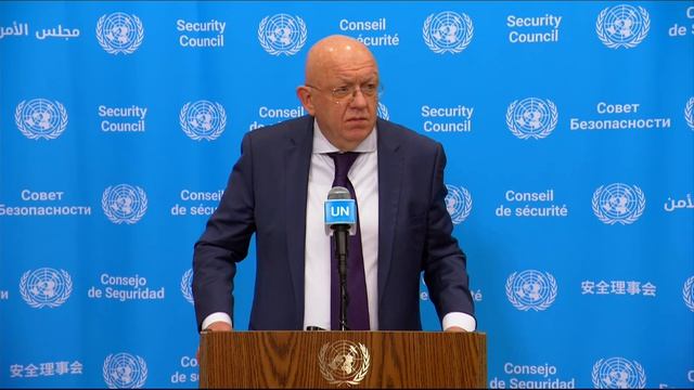 Remarks to the Press by Vassily Nebenzia on the Bucha Hoax смотреть онлайн