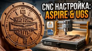 Aspire Vectric + Universal G-Code Sender (UGS) LUNYEE 3018 Pro Max