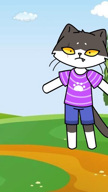 Милка сошла с ума... #animation #funny #cat смотреть онлайн