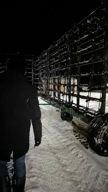 Шлейфовая борона ставим поперечную тягу